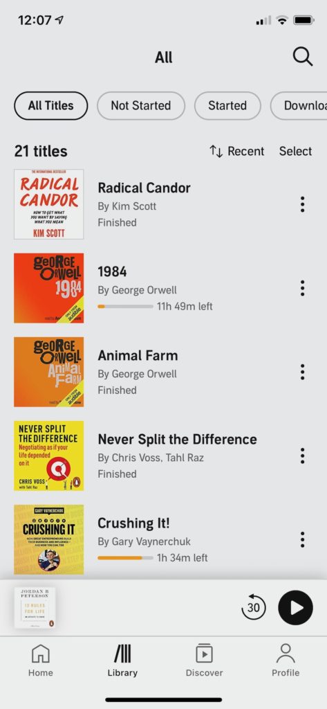 Audiobooks on Audible