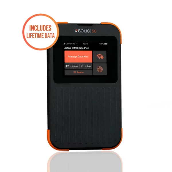 Mobile 5G Hotspot and Power Bank with Lifetime Data