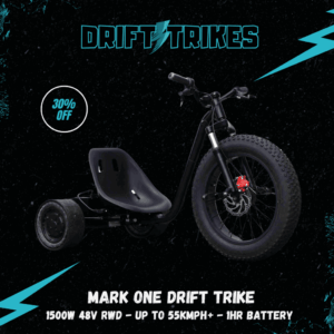 Mark One 1500W Rear Wheel Drive Electric Drift Trike