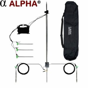 Alpha Antenna SS17+ 9-Band 2-20M Portable Vertical Antenna