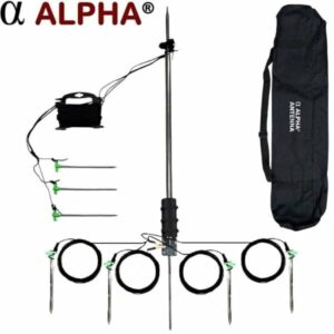 Alpha Antenna SS34+ 11-Band 2-40M Portable Vertical Antenna